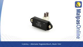 S.36004 - Alternator Regulator Bosch, Deutz-Fahr