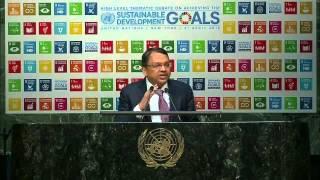 Olam CEO and Co-Founder speaks at UN on Achieving the SDGs