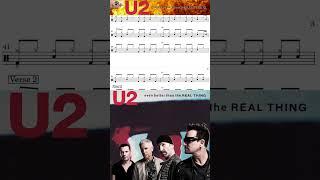 U2 - Even Better Than The Real Thing #U2 #Drums #Transcription #drumsheetmusic #drumtranscription