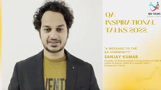 QA Inspirational Talks 2022 - Part 3