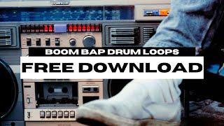 ROYALTY FREE ALL TIME HIP HOP/BOOM BAP DRUM LOOPS