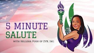 "5 Minute Salute" with Michael Carter hosted by Hellena Pugh