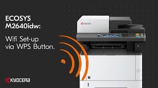 Kyocera M2640idw Wifi Set-up via WPS Button