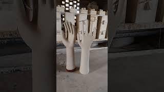 India   manufacturing first  madical gloves mould. extreme ceramic world#industrial#handcare