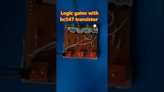 logic gates with transistor #electricalengineering#electronics #electrical