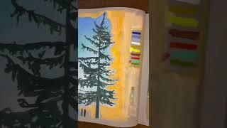 Gouache Sketchbook Mini Tour #sketchbooktour #gouachepainting #inspiredbynature