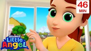 Eat your Vegetables | Little Angel | Kids Cartoon Show | Healthy Habits for kids