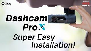 How to install Qubo Dashcam ProX in your car?