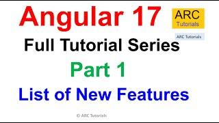 Angular 17 Tutorial #1 - New Features | Angular 17 Tutorial For Beginners