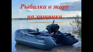 Учимся ловить хищника в жару!!! Озернинское водохранилище.