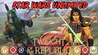 TWILIGHT OF THE REPUBLIC | JANGO FETT AGGRESIION v QUINLAN VOS Aggression | Star Wars Unlimited