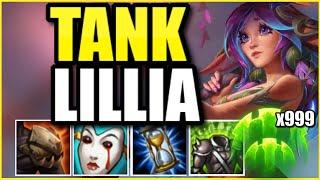 (100% BEST LILLIA BUILD) THIS TANK BUILD MAKES LILLIA SUPPORT UNKILLABLE!  SHE TAKES ZERO DAMAGE LOL