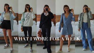 WHAT I WORE IN A WEEK | AUTUMN | SCHOOL RUN OUFTIT IDEAS