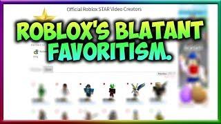 ROBLOX's Favoritism...