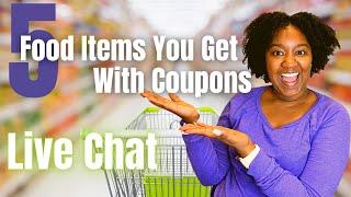 5 Foods we can Get with Coupons | Krys the Maximizer