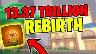 LEVEL 13.37 TRILLION REBIRTH NOOB TO PRO... Giant Simulator