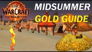 Making TONS of Gold With Midsummer Fire Festival!