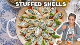 Spinach and Ricotta Stuffed Shells