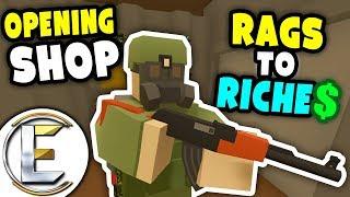 OPENING SHOP | Unturned Rags to Riches - Selling guns for good prices (Roleplay) #7
