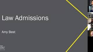 University of Iowa BBA to JD Prelaw Advising Presentation, April 17, 2020