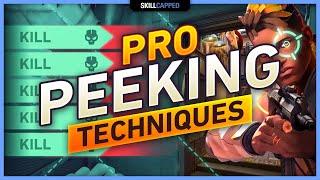 PRO PEEKING TECHNIQUES for MORE KILLS in VALORANT