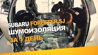 Шумоизоляция Subaru Forester SJ за 1 день. Уровень Премиум. АвтоШум.