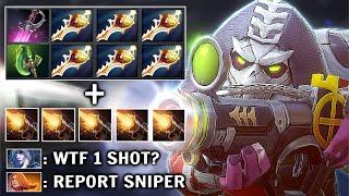 EPIC 6x DIVINE RAPIER + KHANDA + PARASMA Sniper 1 Shot Delete All Most Crazy Fun Build WTF Dota 2