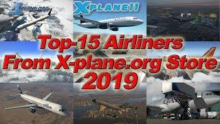 [X-plane 11] Top-15 Airliners from X-plane.org Store 2019