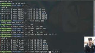 change user and group ownership of files and directories in Linux | chown command | chgrp command