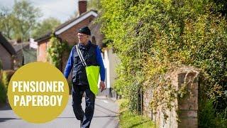 A 90-year-old is claiming to be the world's oldest PAPER BOY