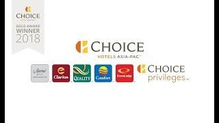 2018 Choice Hotels Asia-Pac Gold Award Winners