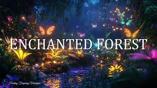 Enchanted Forest Ambience | 528Hz + 432Hz + 741Hz - Miracle Tone Healing | Deep Energy Cleansing