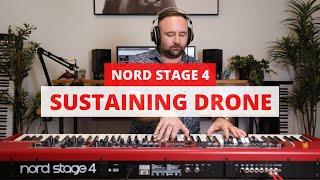 Nord Stage 4 - Building a Sustaining Drone Pad and Piano Layered Sound Tutorial - Church/Worship Pad