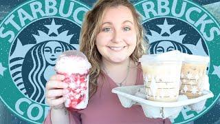 Trying Starbucks SECRET MENU HOLIDAY DRINKS 2020 | Courtney Bond