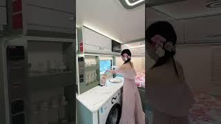 I was sleeping in the RV and suddenly I heard someone knocking on the door.
