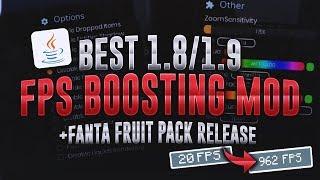 NEW FPS BOOSTING MINECRAFT MOD RELEASE (1.8+) + Fanta Fruit Punch 16x Pack Release