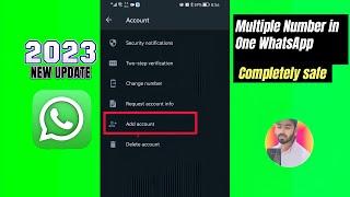 How to use 2 numbers in one whatsapp || Whatsapp New update in tamil || Whatsapp multiple accounts