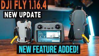 DJI Mini 4 Pro NEUES FLIEGEN-UPDATE 1.16.4! NEUE FUNKTION HINZUFÜGT! Air 3S