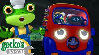 Molly's Tunnel Trouble | Gecko's Animal Pals | Animal & Vehicle Cartoons | Cartoons for Kids