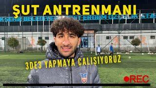 U11 ŞUT ANTRENMANI - MİNİK FUTBOLCULAR 3 x 3 YAPMAYA ÇALIŞTI