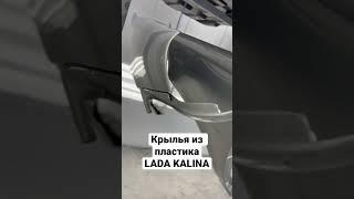 Нержавеющие крылья Лада Калина 1 #лада #калина #ваз #калина1 #крыльялада