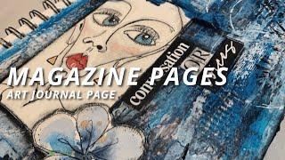 Upcycled Beauty: Magazine Page Art Journal Backgrounds