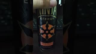 Новый энергос вместе с помощником - Ninja STAR ENERGY-«WHITE PEACH LYCHEE»