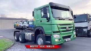 #howo #sinotruk demonstration show on HOWO 371hp tractor head truck|prime mover| horse|400HP|