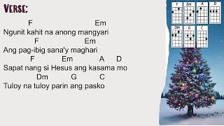 Tuloy na Tuloy Pa Rin ang Pasko - Apo Hiking Society (Ukulele Play Along)