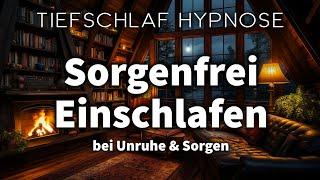 Bei Stress & Unruhe schnell in den Schlaf finden | Tiefschlaf-Hypnose