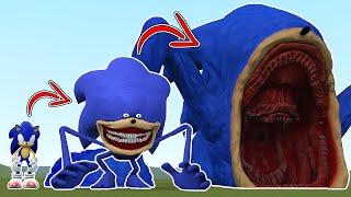 EVOLUTION OF NEW SHIN SONIC EATER FROM SEA MONSTER!! in Garry's Mod!