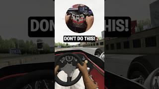 Direct Drive Wheels are SO DANGEROUS! Don’t do THIS! #simracing #shorts #gaming
