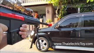 ปืนยิงลูกกระสุนน้ำ Geordi Sniper ยิง Full Auto ยาว 30 นิ้ว แถมกระสุน 3,000 นัด และแว่นตา