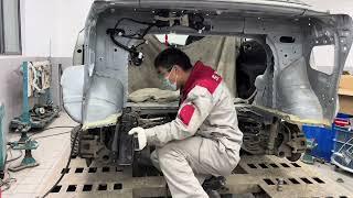 Nissan Bluebird Rear Impact Repair